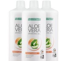 Set triple aloe vera melocotón
